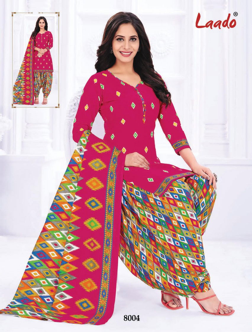 Laado Priti Patiyala 8 Ready Made Regular Wear Cotton Printed Dress Collection